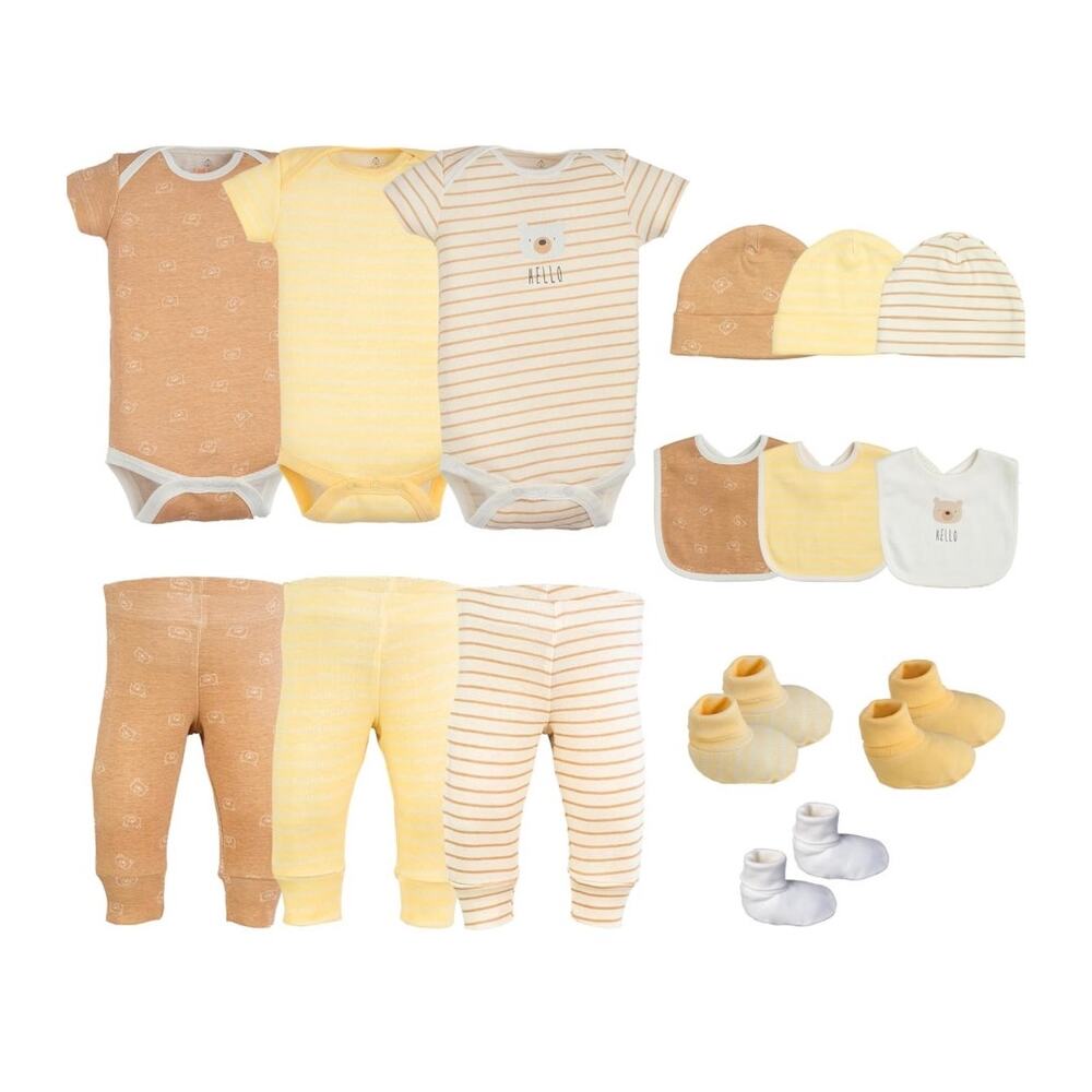 Baby Girl Clothes – 100% Cotton Newborn Essentials and Gifts, Fits 0-3 Months